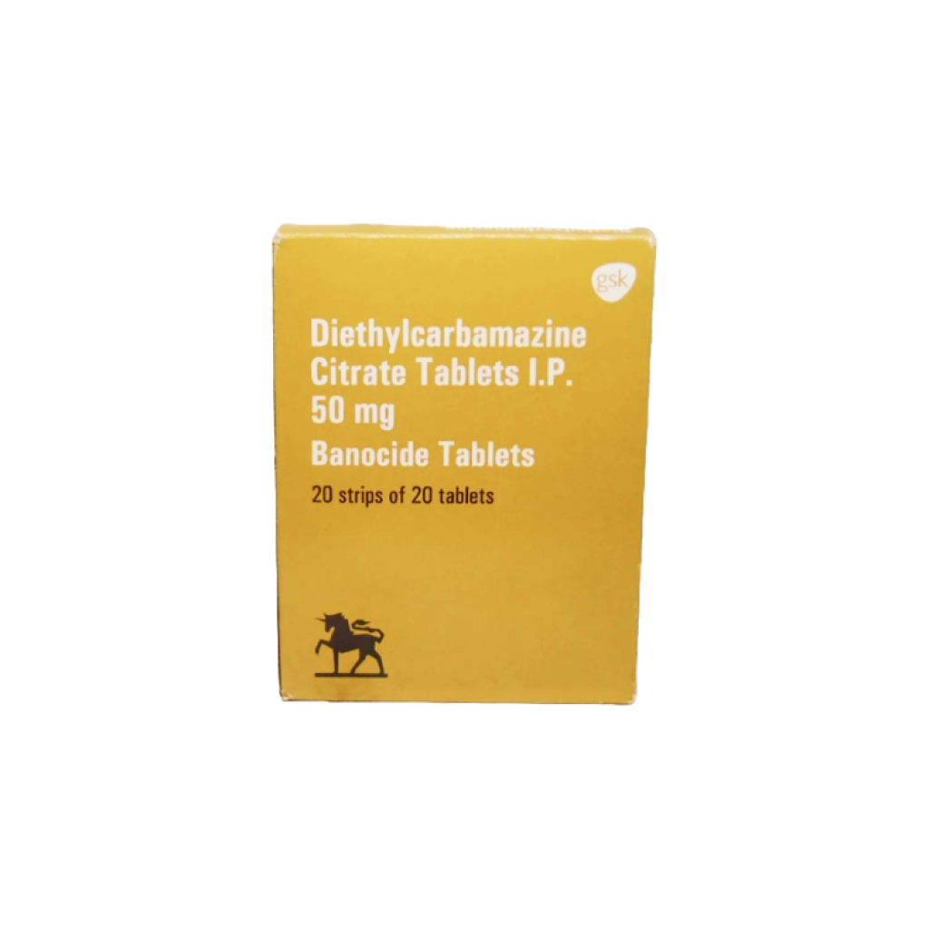반노시드 테블릿 (구연산디에틸카바마진 Diethylcarbamazine citrate, DEC 50mg)