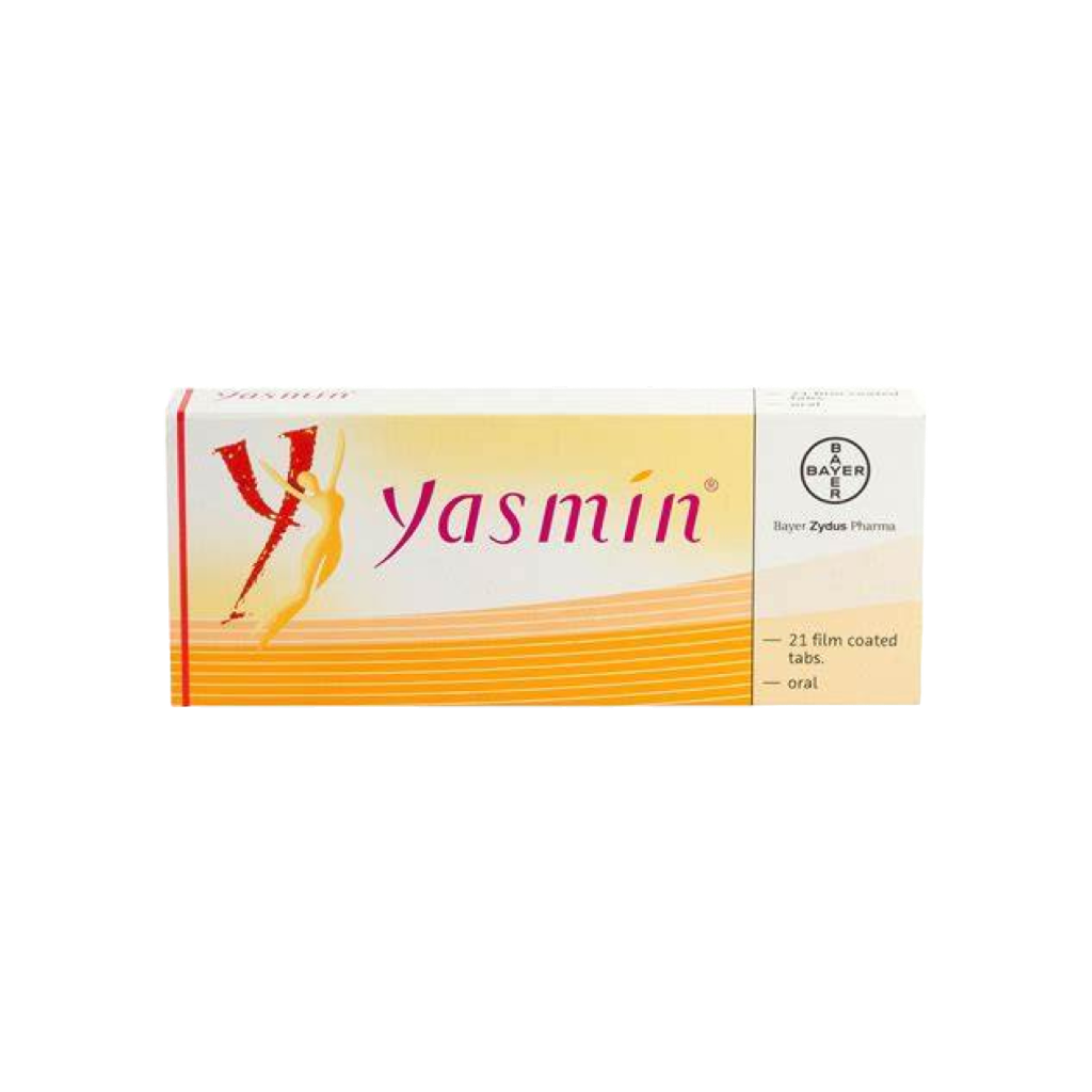 야스민 ( 드로스피레논 + 에치닐에스트라디올 Drospirenone + Ethinyl Estradiol 3mg 0.03mg )