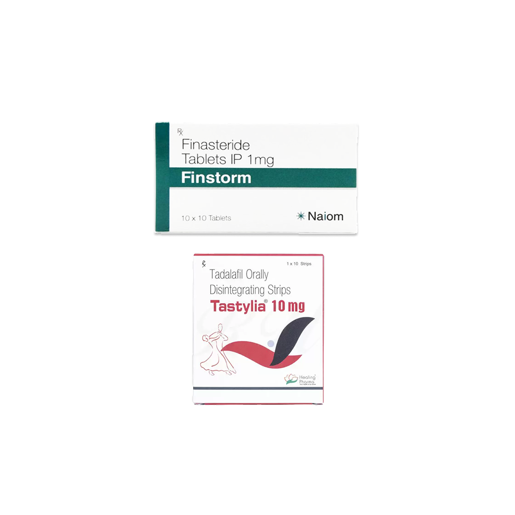 핀스톰 + 타스틸리아 10 ( 피나스테리드 Finasteride 1mg ) + ( 타다라필 tadalafill 10mg )