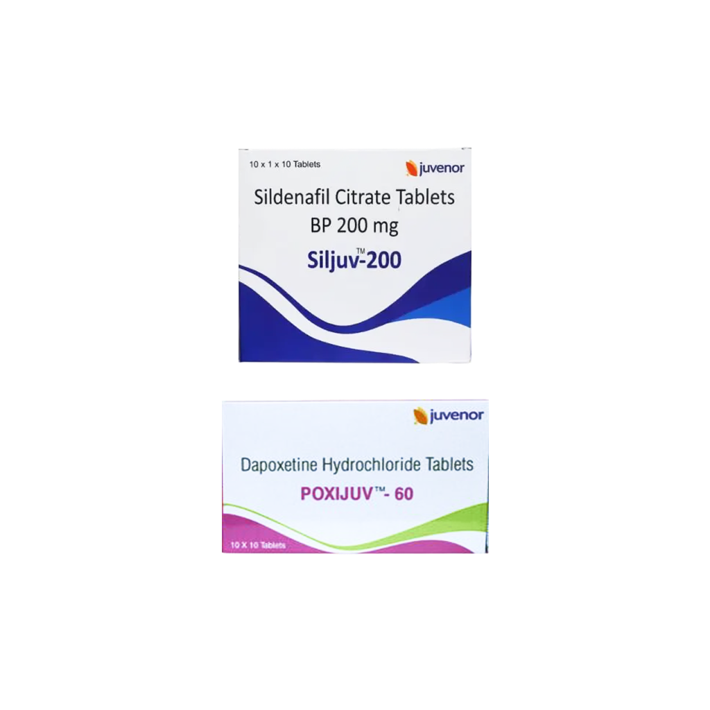 실주브 200 + 폭시주브 60 (구연산 실데나필 Sildenafil Citrate 200mg + 다폭세틴 Dapoxetine 60mg)