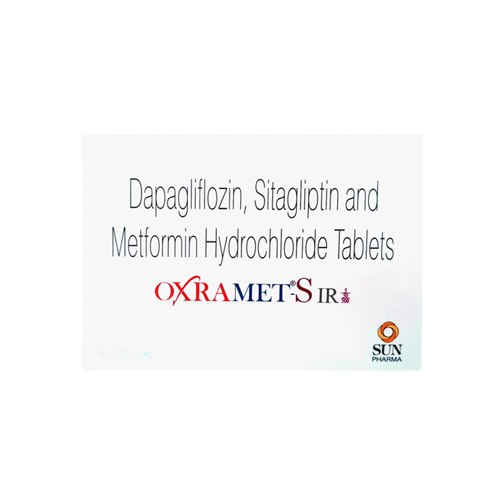 옥스라메트 S IR 5/50/1000mg (다파글리플로진 Dapagliflozin 5mg + 시타글립틴 Sitagliptin 50mg + 메트포르민 Metformin 1000mg)