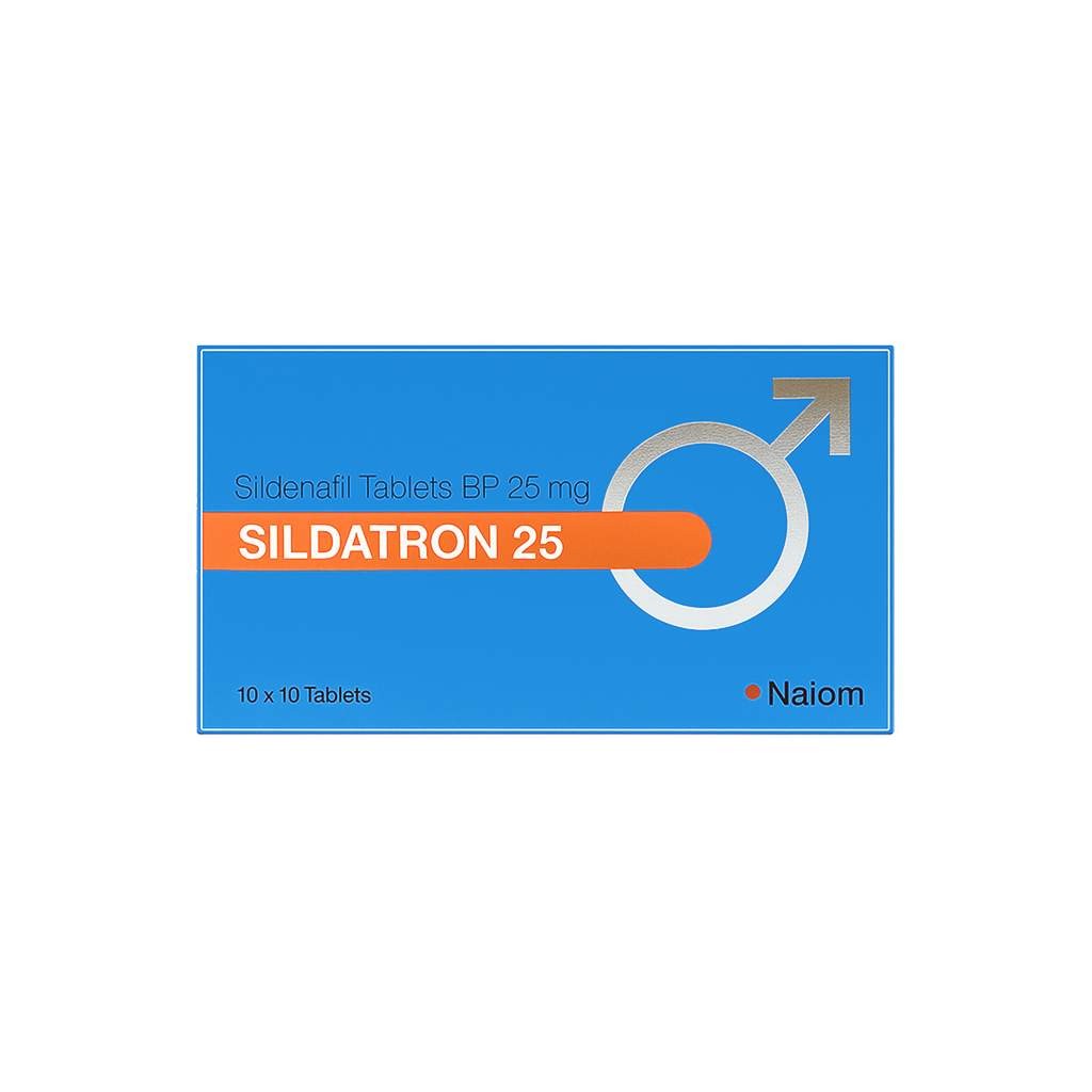 실다트론 25 (구연산 실데나필 Sildenafil Citrate 25mg) 발기 유지 혈류 증가