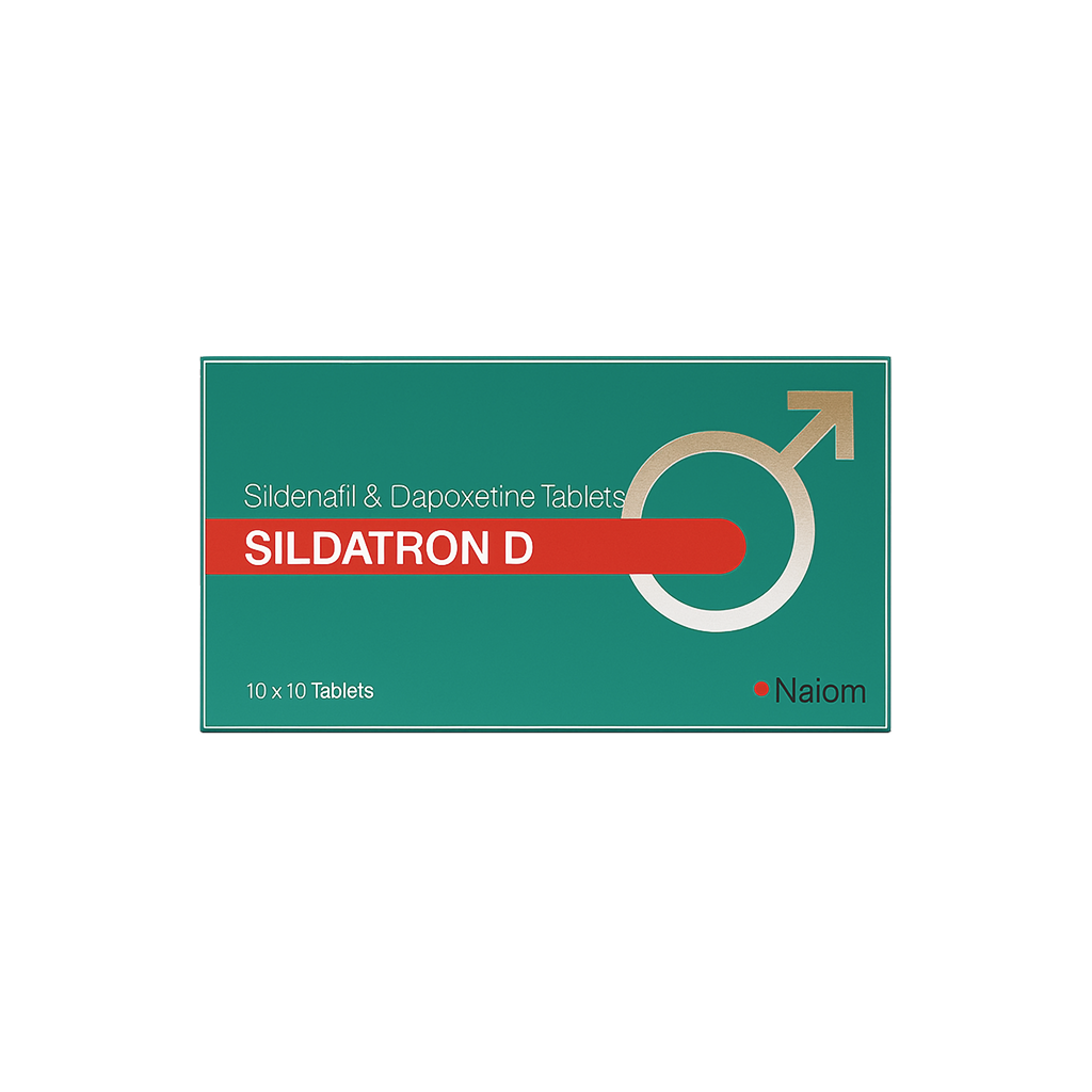 실다트론 D (구연산 실데나필 Sildenafil Citrate 100mg + 다폭세틴 Dapoxetine 60mg)