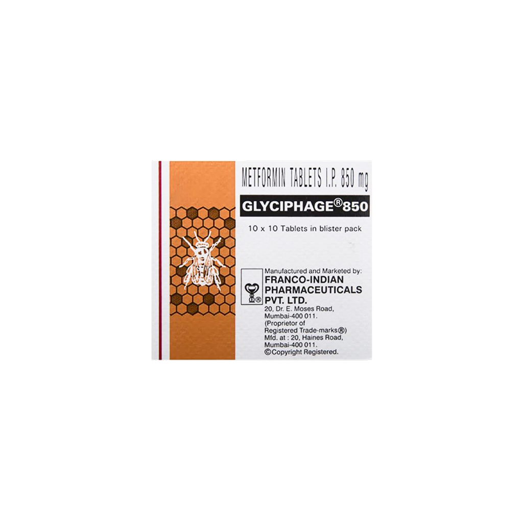 글리시파지 850 (메트포르민 Metformin Hydrochloride 850mg)
