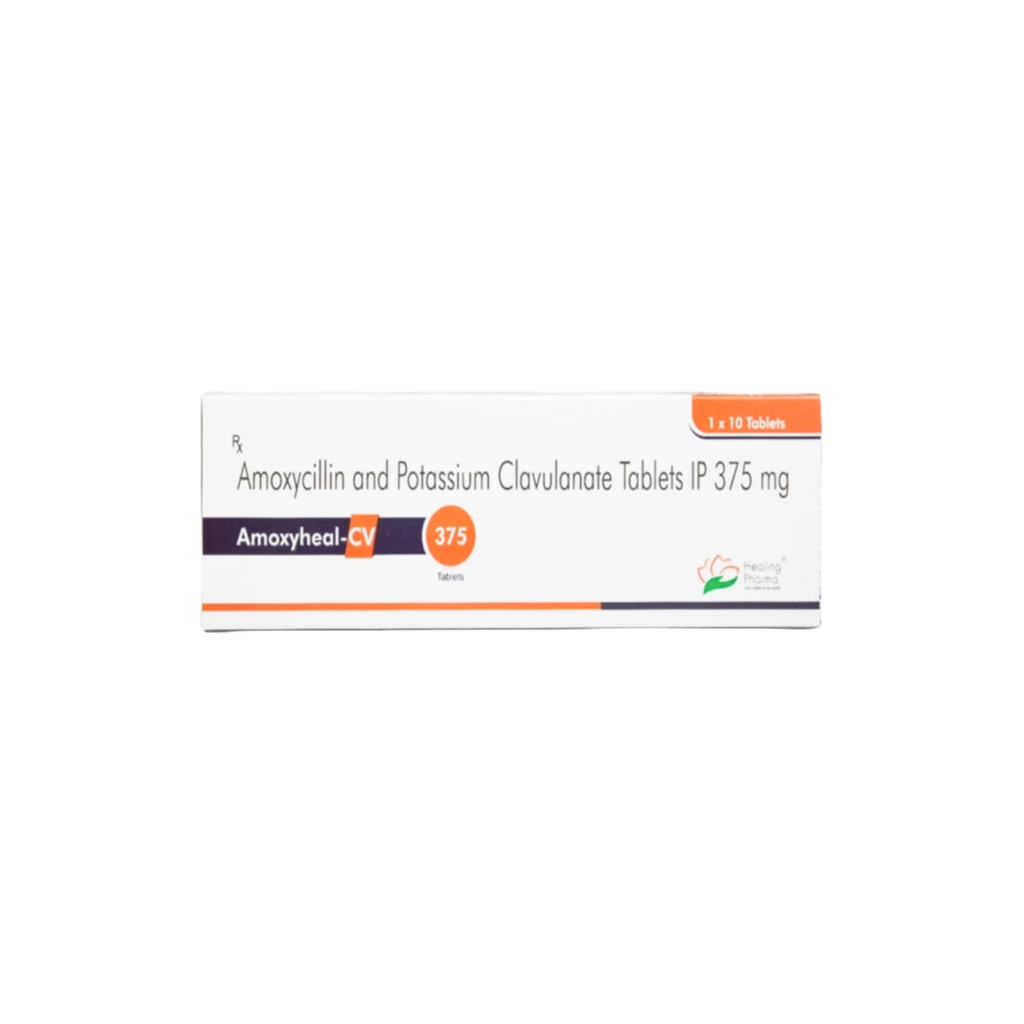아목시힐-CV 375 ( 아목시실린 Amoxycillin 250mg + 클라불란산 Pot.Clavulanate 125mg)