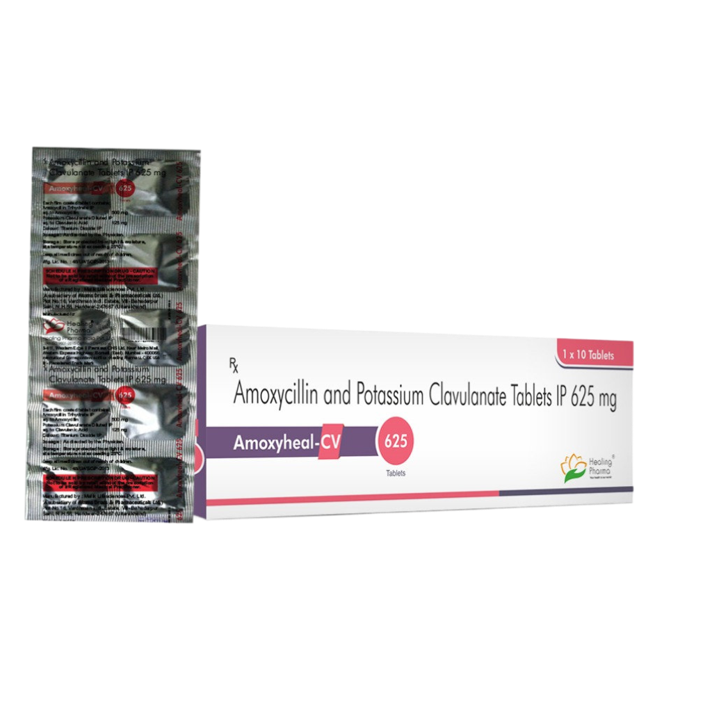 아목시힐 CV 625 (아목시실린 Amoxycillin 500mg + 클라불란산 Pot.Clavulanate 125mg)